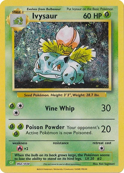 Ivysaur — Pokémon TCG Classic: Venusaur & Lugia ex Deck