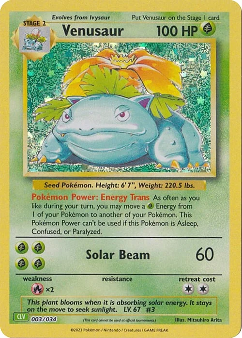 Venusaur — Pokémon TCG Classic: Venusaur & Lugia ex Deck