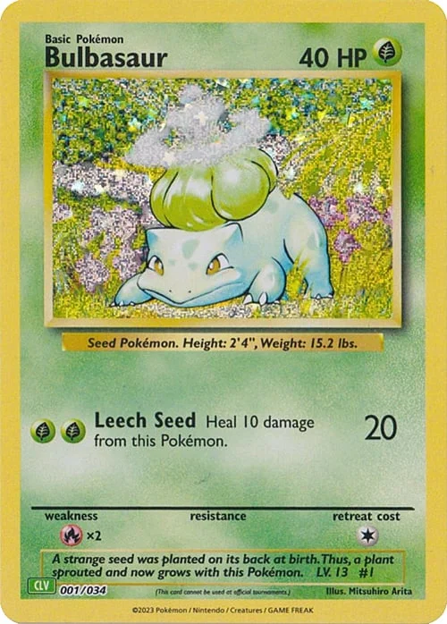 Bulbasaur — Pokémon TCG Classic: Venusaur & Lugia ex Deck