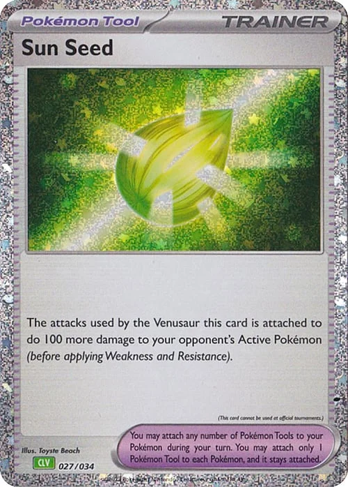 Sun Seed — Pokémon TCG Classic: Venusaur & Lugia ex Deck