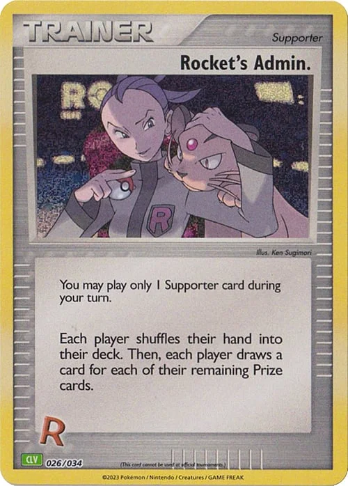 Rocket's Admin. — Pokémon TCG Classic: Venusaur & Lugia ex Deck