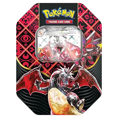 Paldean Fates: Tera Charizard ex Tin — Paldean Fates