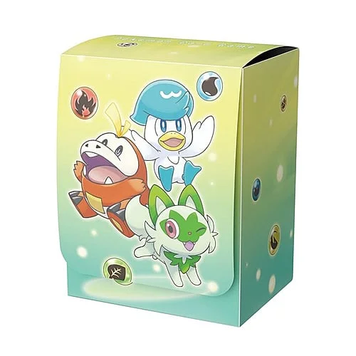 Sprigatito, Fuecoco & Quaxly Deck Box — Scarlet ex