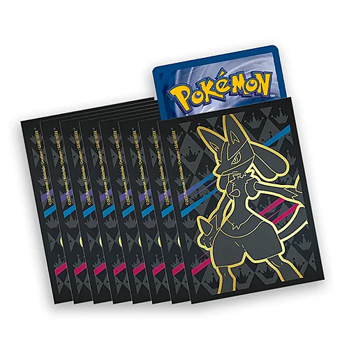 Crown Zenith: Black Lucario Sleeves — Crown Zenith
