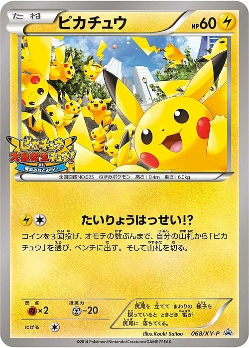 Pikachu — XY Promos