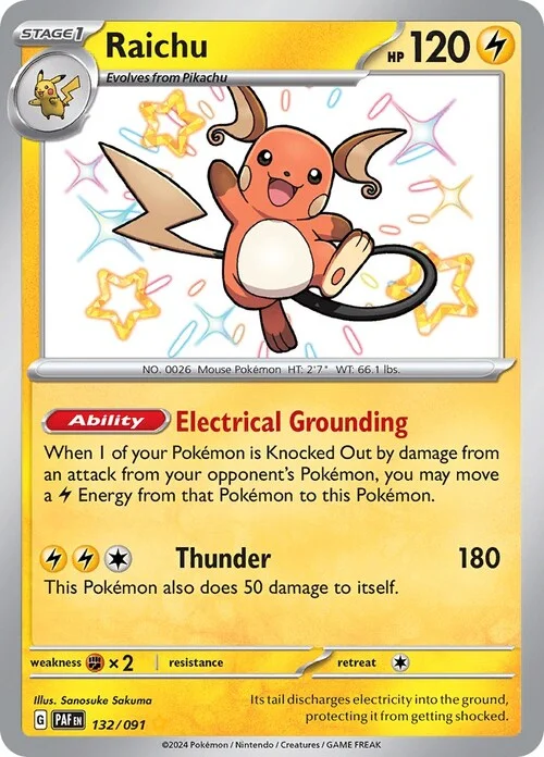 Raichu — Paldean Fates