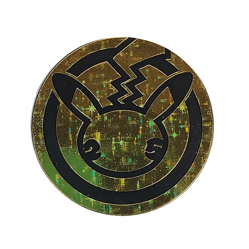 Celebrations Gold Mirror Pikachu Coin — Celebrations