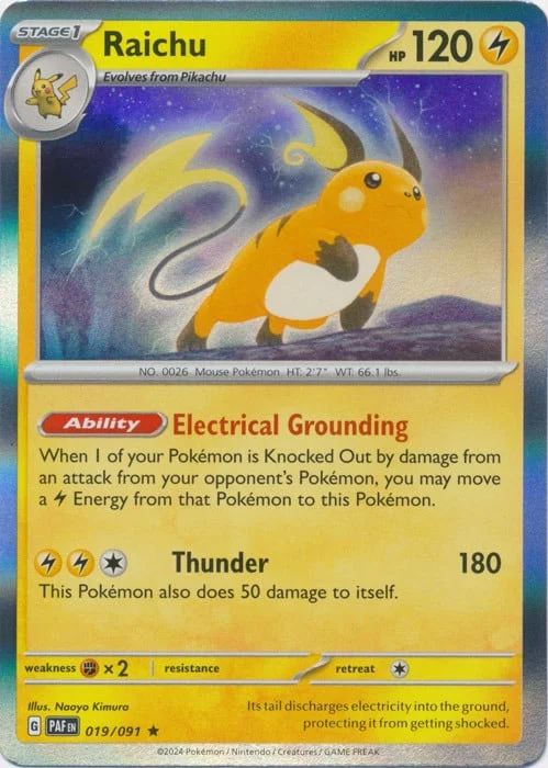 Raichu — Paldean Fates