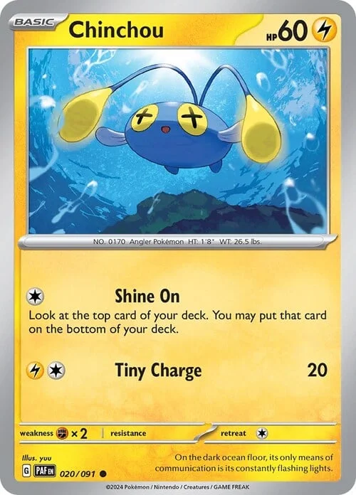 Chinchou — Paldean Fates