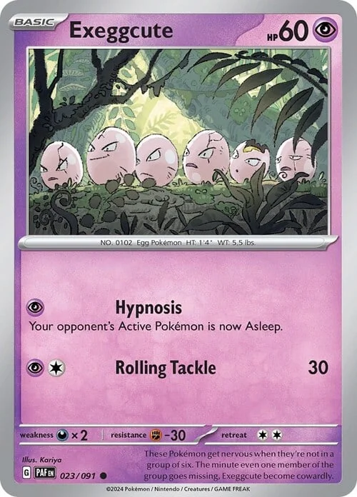 Exeggcute — Paldean Fates