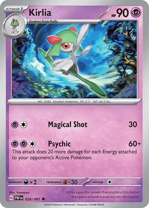Kirlia — Paldean Fates