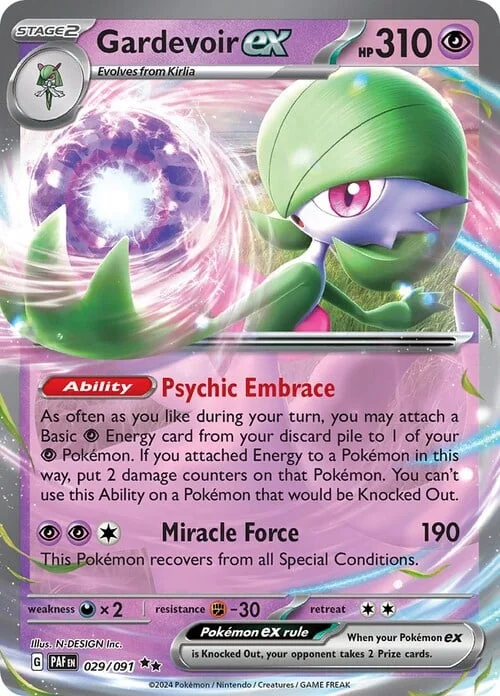 Gardevoir ex — Paldean Fates