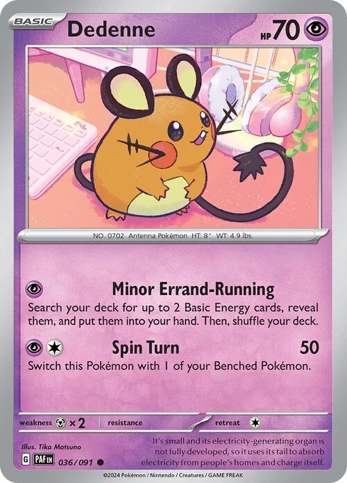 Dedenne — Paldean Fates
