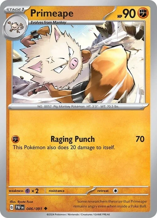Primeape — Paldean Fates