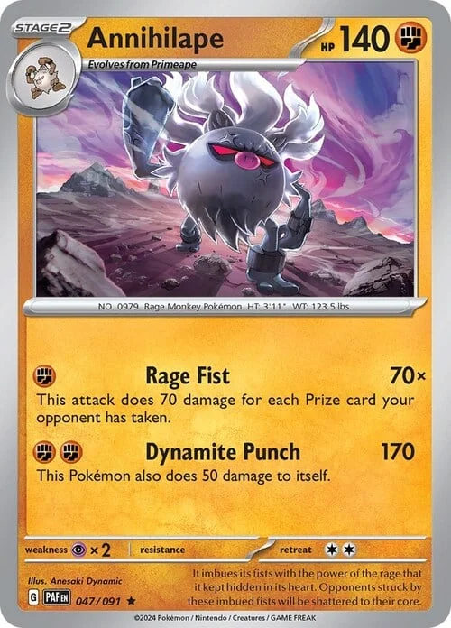 Annihilape — Paldean Fates