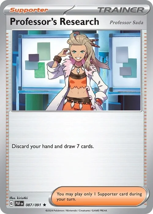 Professor's Research - Professor Sada — Paldean Fates