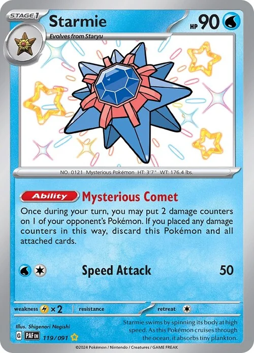 Starmie — Paldean Fates