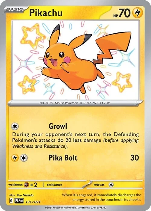 Pikachu — Paldean Fates