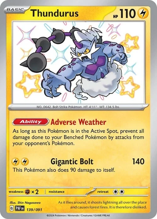 Thundurus — Paldean Fates