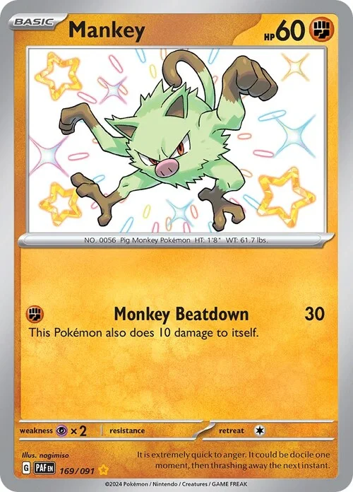 Mankey — Paldean Fates