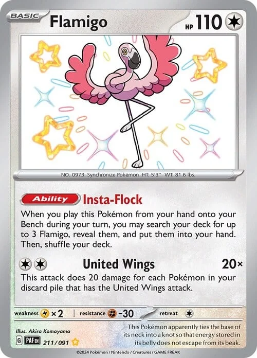 Flamigo — Paldean Fates