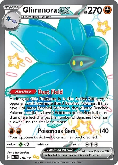 Glimmora ex — Paldean Fates
