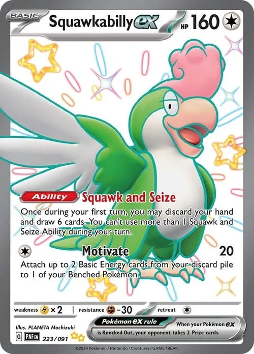 Squawkabilly ex — Paldean Fates