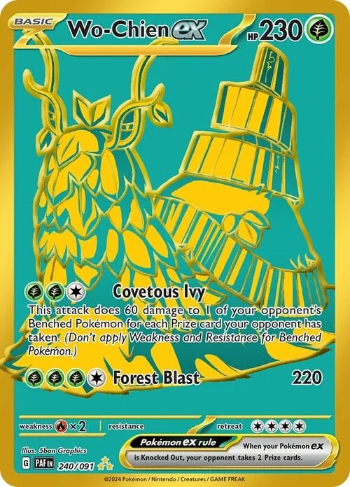 Wo-Chien ex — Paldean Fates