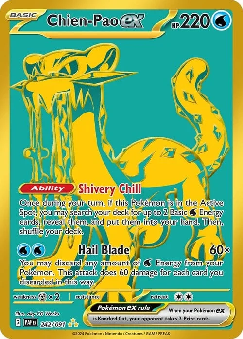 Chien-Pao ex — Paldean Fates