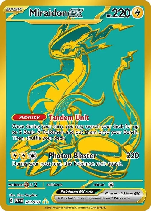 Miraidon ex — Paldean Fates