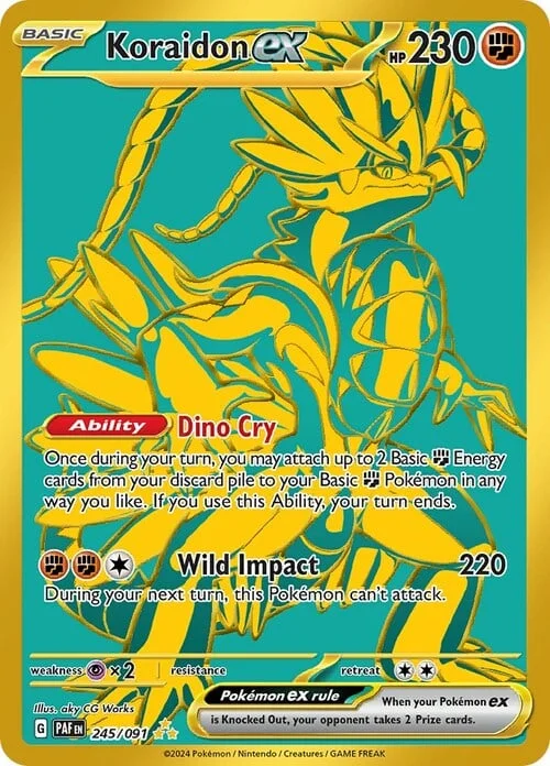 Koraidon ex — Paldean Fates