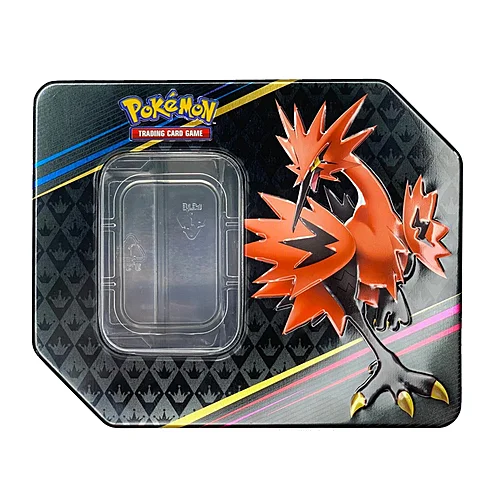 Crown Zenith: Galarian Zapdos Empty Tin — Crown Zenith