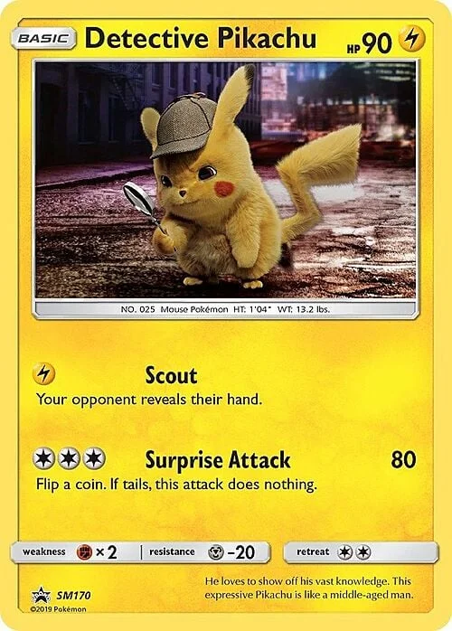 Detective Pikachu — SM Black Star Promos