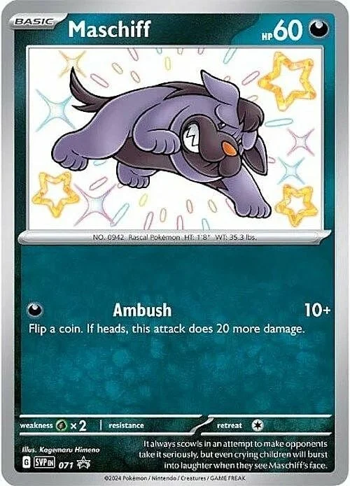 Maschiff — SV Black Star Promos