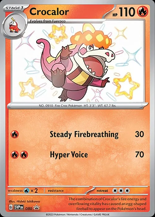 Crocalor — SV Black Star Promos