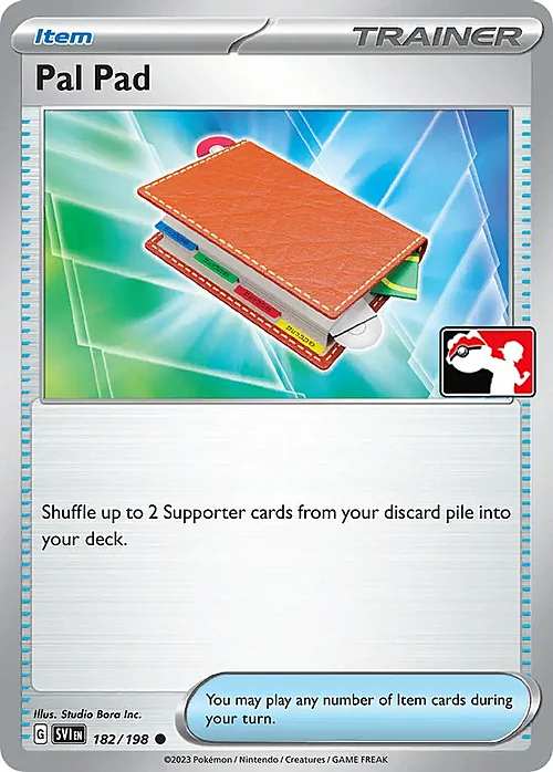 Pal Pad — Play! Pokémon Prize Pack Series
