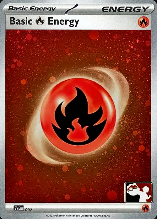 Basic Fire Energy — Play! Pokémon Prize Pack Series