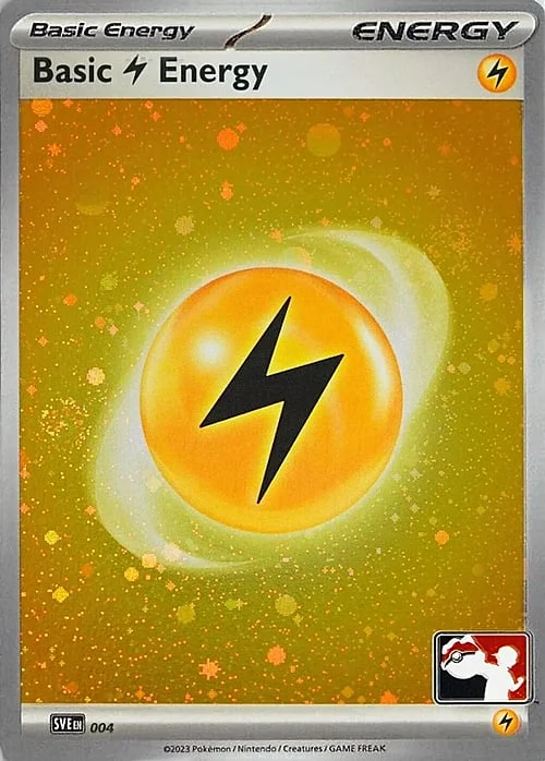 Basic Lightning Energy — Play! Pokémon Prize Pack Series