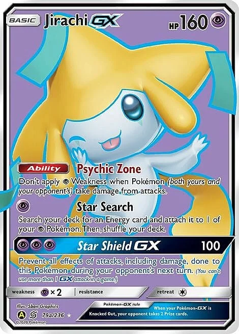 Jirachi GX — Theme Deck & Blisters Exclusives