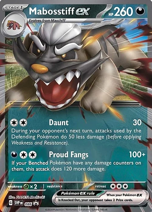 Mabosstiff ex — SV Black Star Promos