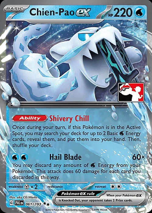 Chien-Pao ex — Play! Pokémon Prize Pack Series