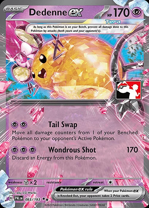 Dedenne ex — Play! Pokémon Prize Pack Series