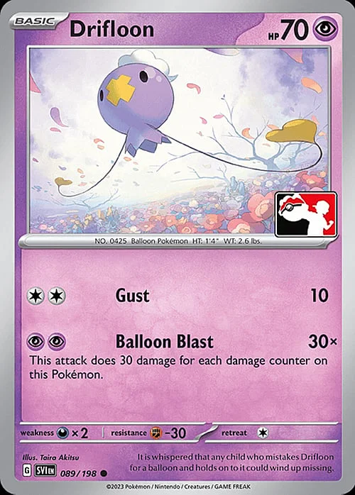 Drifloon — Play! Pokémon Prize Pack Series