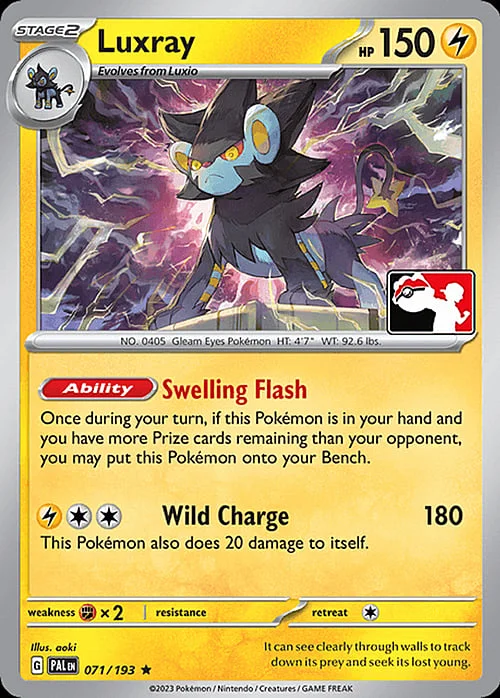 Luxray — Play! Pokémon Prize Pack Series