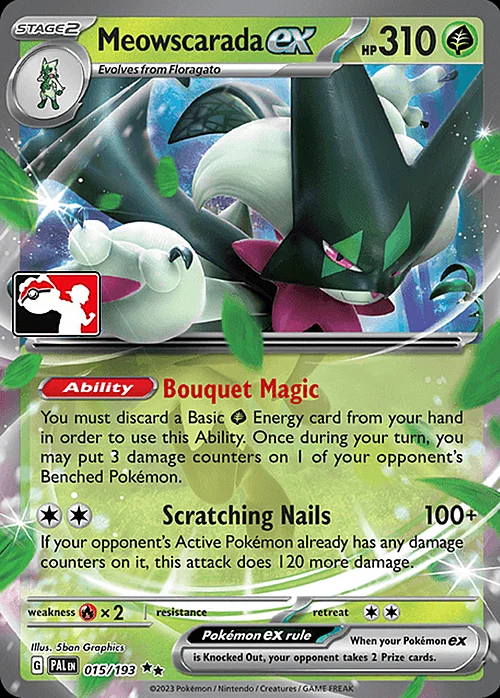 Meowscarada ex — Play! Pokémon Prize Pack Series