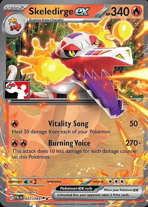 Skeledirge ex — Play! Pokémon Prize Pack Series
