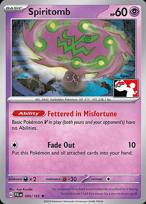 Spiritomb — Play! Pokémon Prize Pack Series
