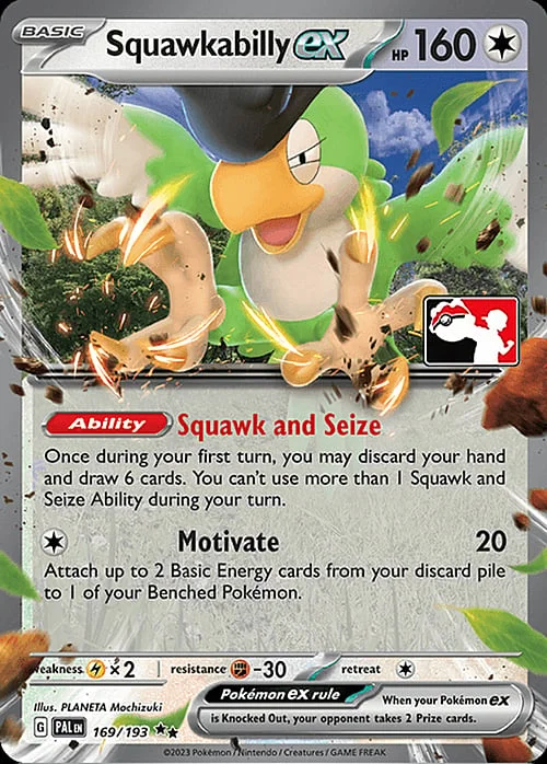 Squawkabilly ex — Play! Pokémon Prize Pack Series