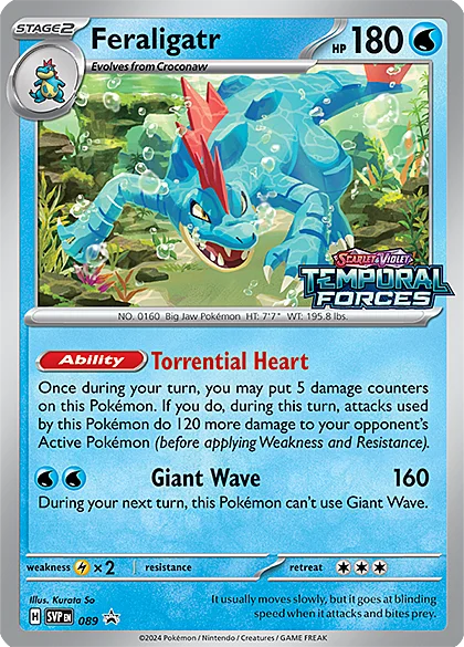 Feraligatr — SV Black Star Promos