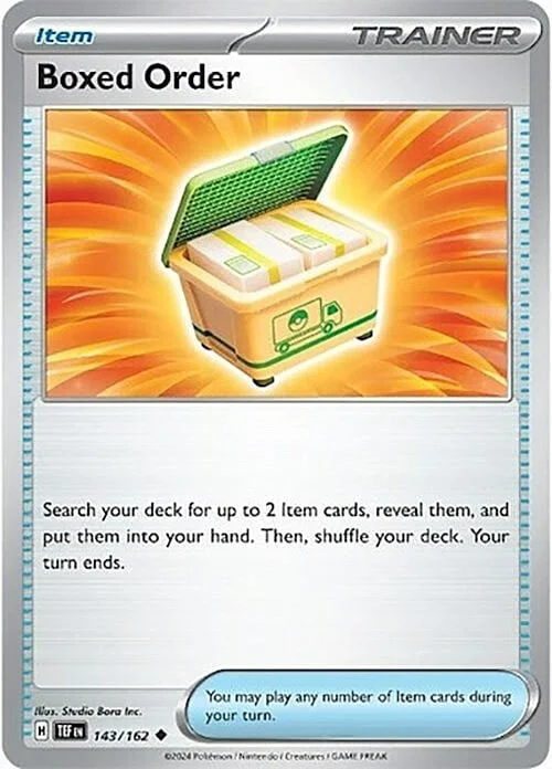 Boxed Order — Temporal Forces